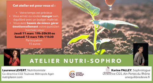 Atelier Nutri-Sophro : des échanges, du concret pour avancer ensemble